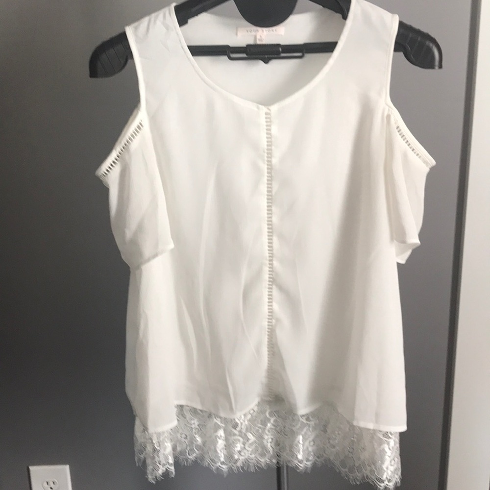 Your story blouse - white - size small